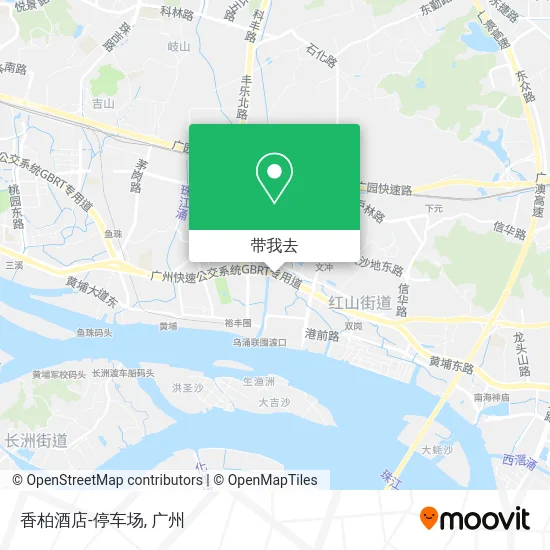 香柏酒店-停车场地图
