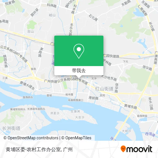 黄埔区委-农村工作办公室地图
