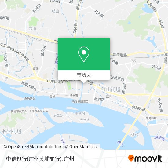 中信银行(广州黄埔支行)地图