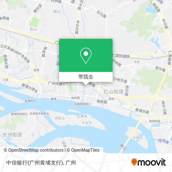 中信银行(广州黄埔支行)地图