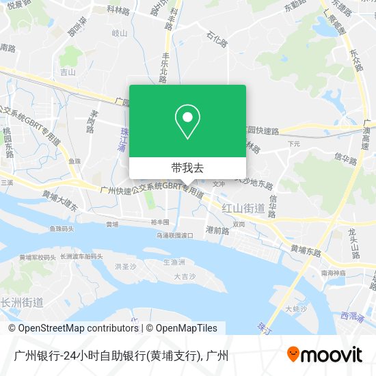 广州银行-24小时自助银行(黄埔支行)地图