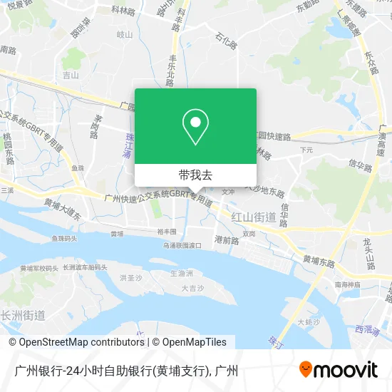 广州银行-24小时自助银行(黄埔支行)地图
