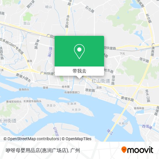 咿呀母婴用品店(惠润广场店)地图