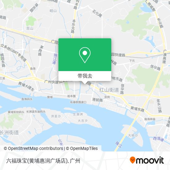 六福珠宝(黄埔惠润广场店)地图