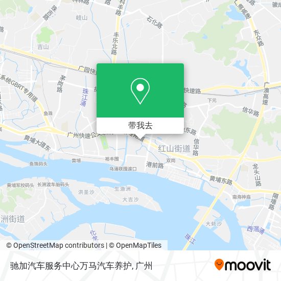 驰加汽车服务中心万马汽车养护地图