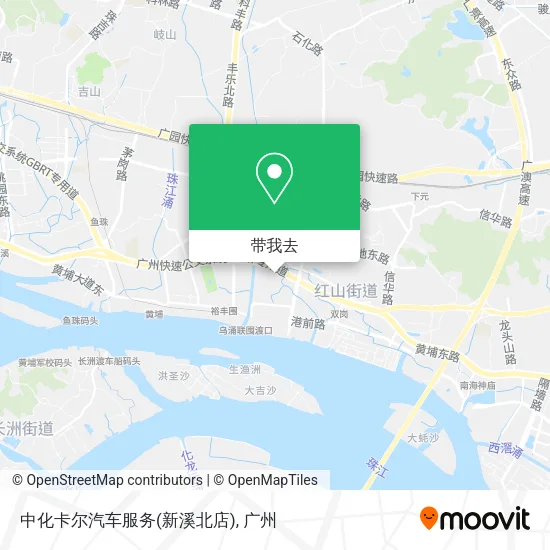 中化卡尔汽车服务(新溪北店)地图