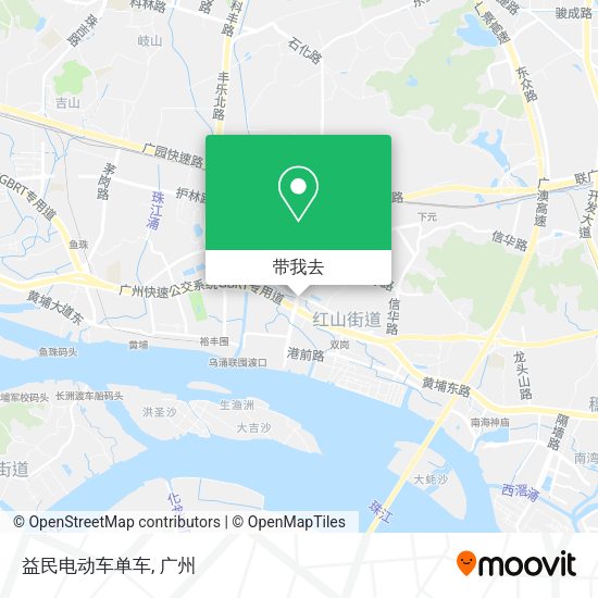 益民电动车单车地图