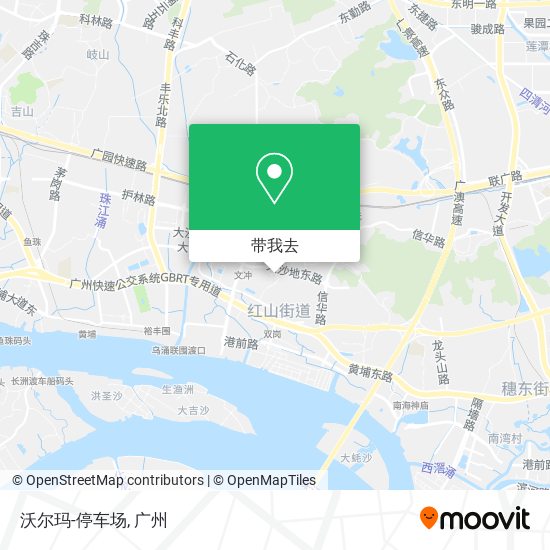 沃尔玛-停车场地图