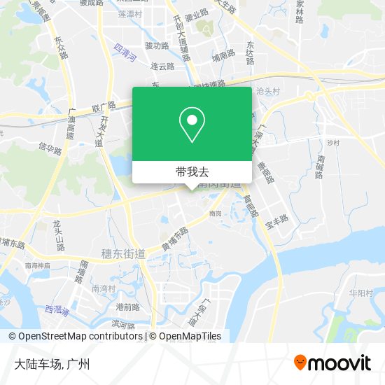 大陆车场地图