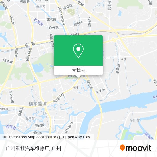 广州重挂汽车维修厂地图