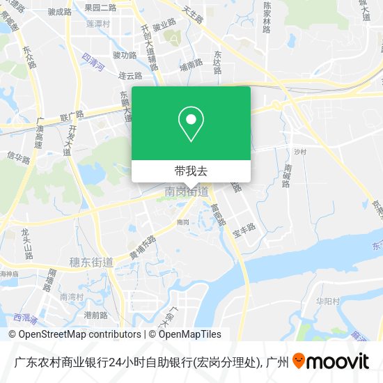广东农村商业银行24小时自助银行(宏岗分理处)地图