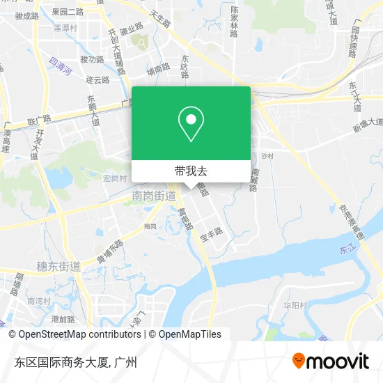 东区国际商务大厦地图