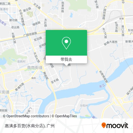 惠满多百货(水南分店)地图