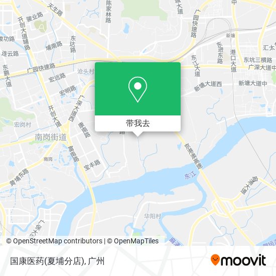 国康医药(夏埔分店)地图