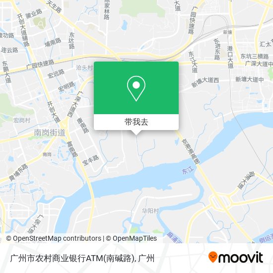 广州市农村商业银行ATM(南碱路)地图