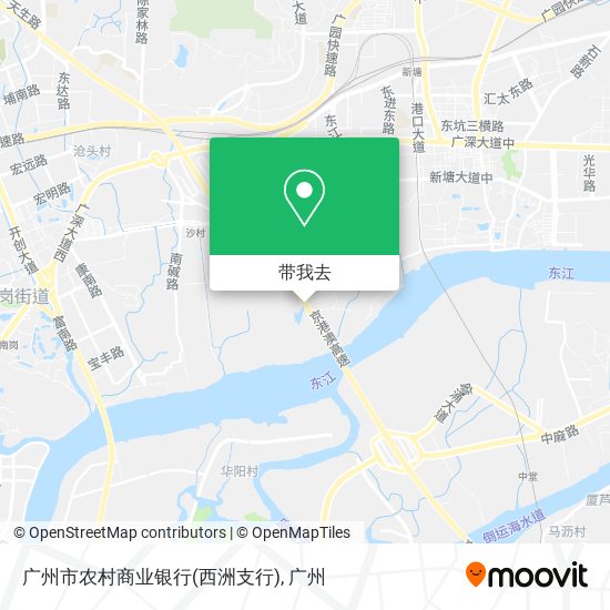 广州市农村商业银行(西洲支行)地图