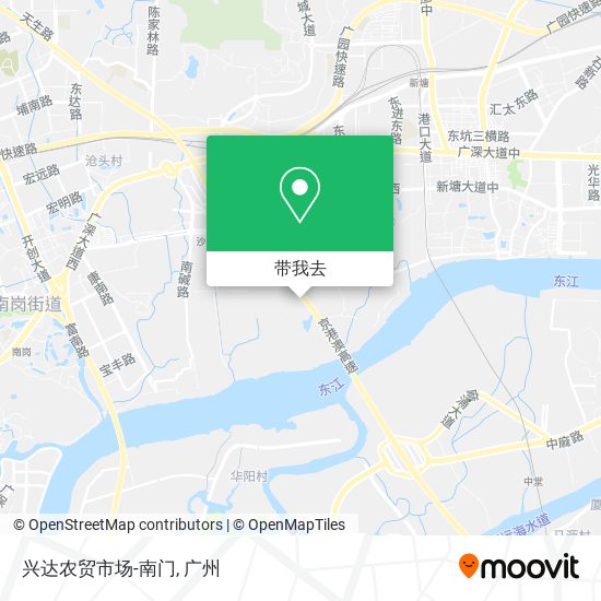 兴达农贸市场-南门地图