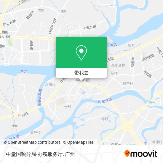 中堂国税分局-办税服务厅地图