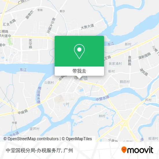 中堂国税分局-办税服务厅地图