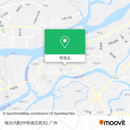 顺兴汽配(中明酒店西北)地图