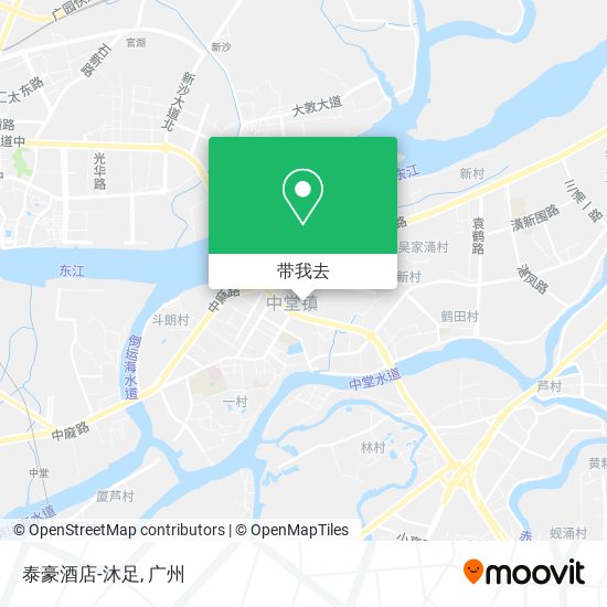 泰豪酒店-沐足地图