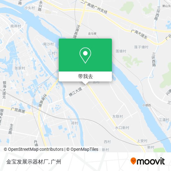 金宝发展示器材厂地图