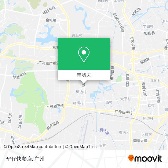 华仔快餐店地图