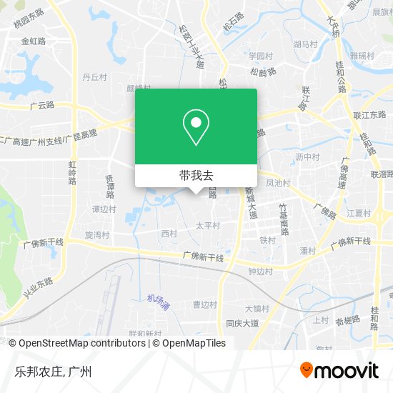 乐邦农庄地图