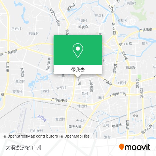 大沥游泳馆地图