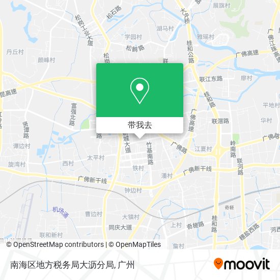 南海区地方税务局大沥分局地图