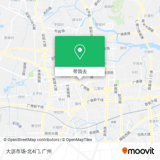 大沥市场-北4门地图