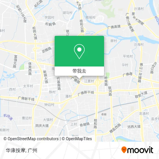 华康按摩地图