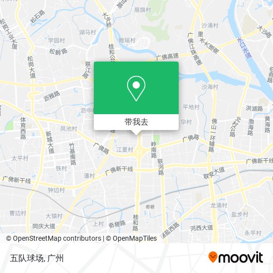 五队球场地图
