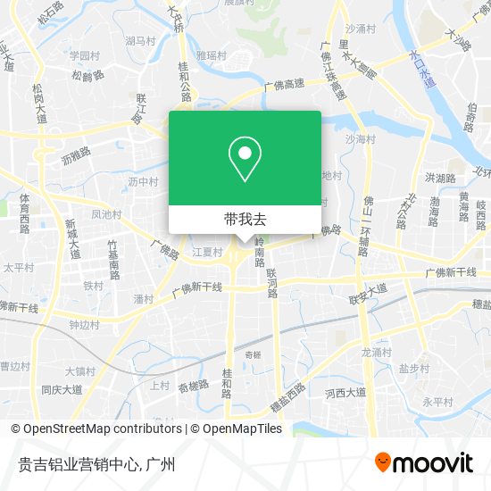 贵吉铝业营销中心地图