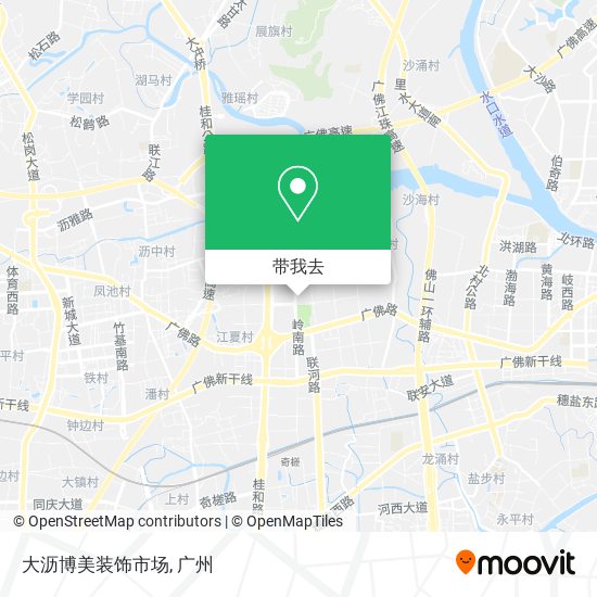 大沥博美装饰市场地图