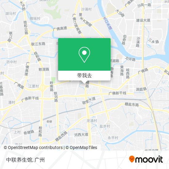 中联养生馆地图