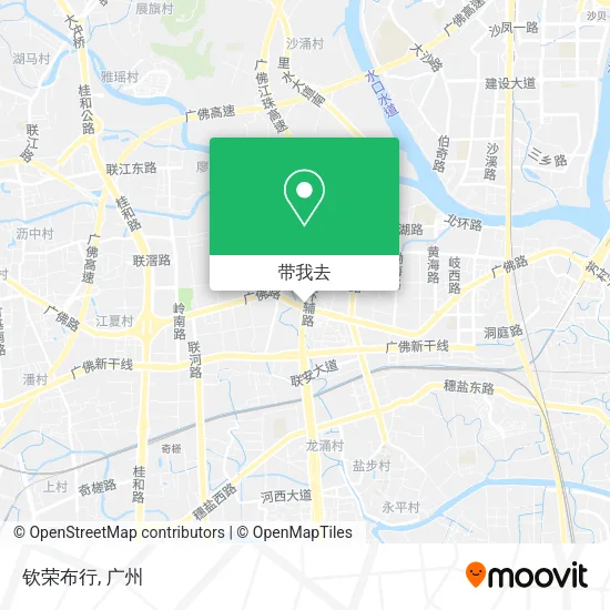 钦荣布行地图
