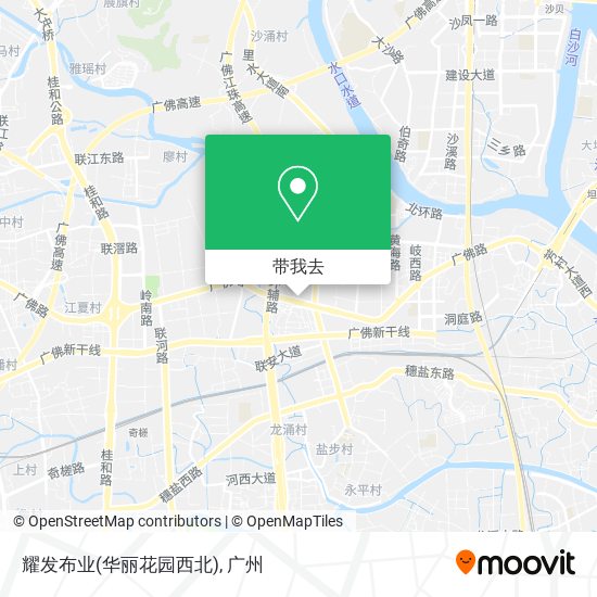 耀发布业(华丽花园西北)地图