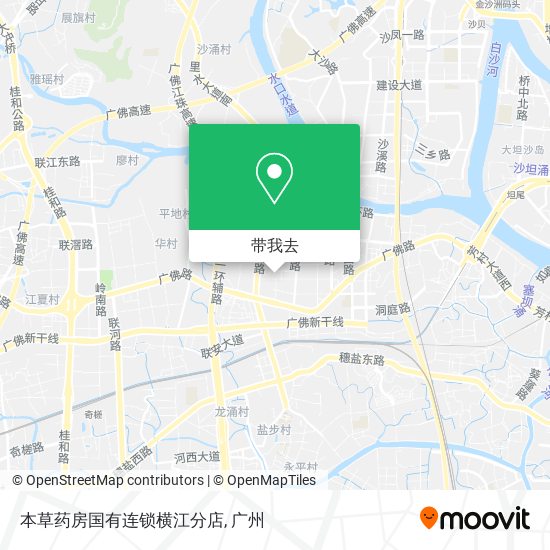 本草药房国有连锁横江分店地图