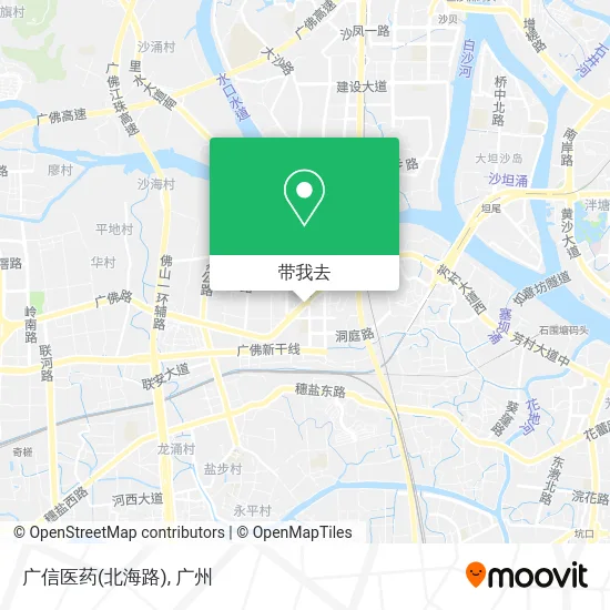 广信医药(北海路)地图