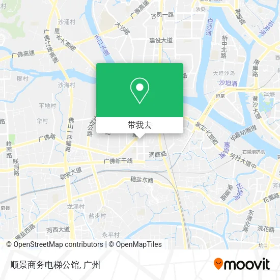 顺景商务电梯公馆地图