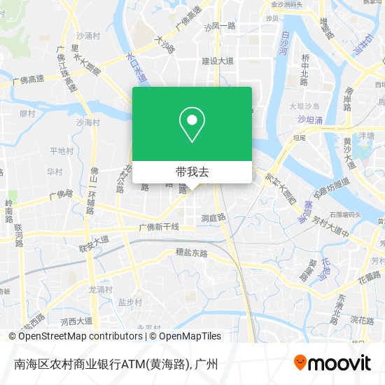 南海区农村商业银行ATM(黄海路)地图