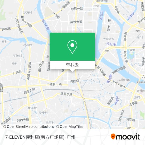 7-ELEVEN便利店(南方广场店)地图