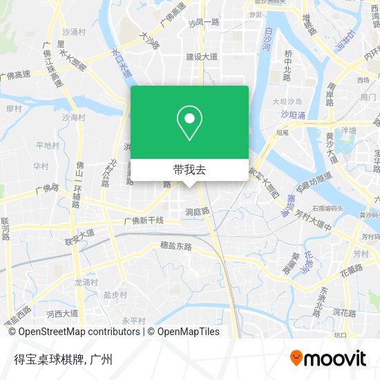 得宝桌球棋牌地图