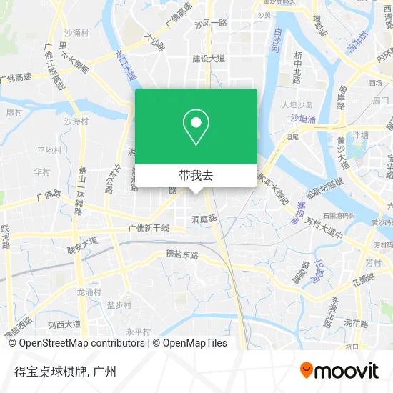 得宝桌球棋牌地图