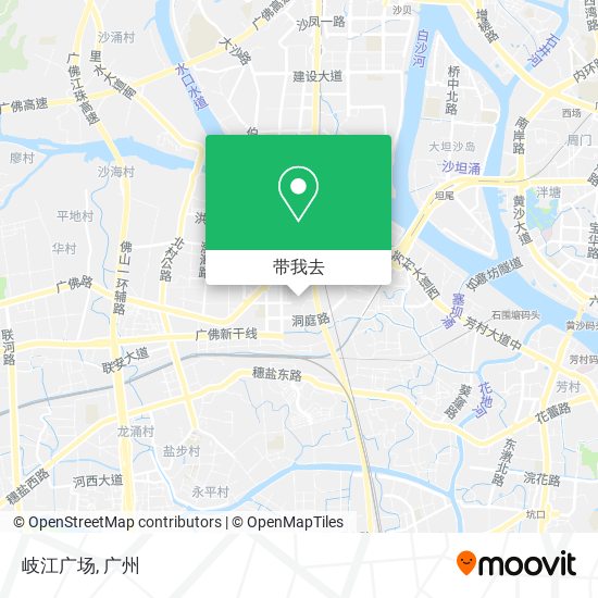 岐江广场地图