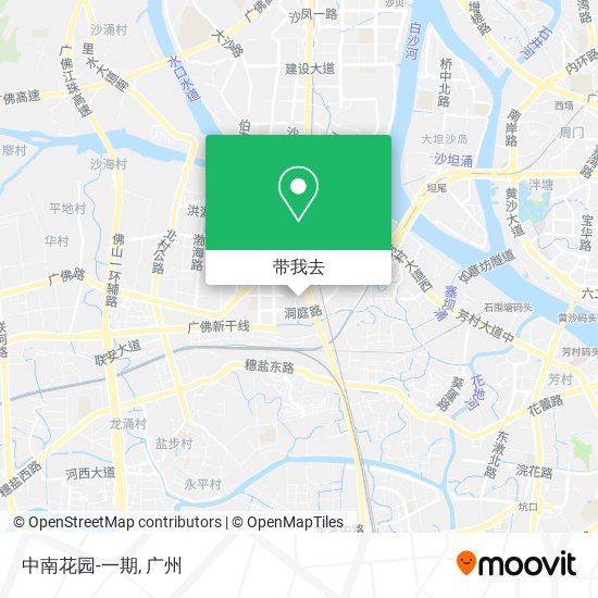 中南花园-一期地图