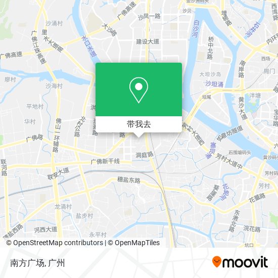 南方广场地图