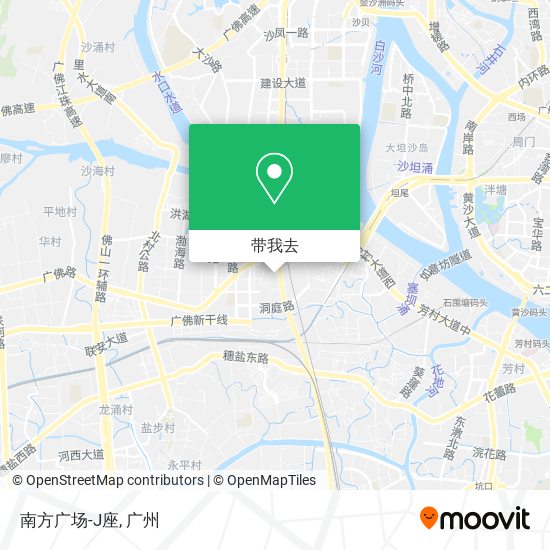 南方广场-J座地图