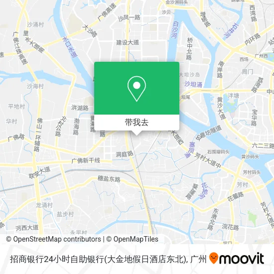 招商银行24小时自助银行(大金地假日酒店东北)地图
